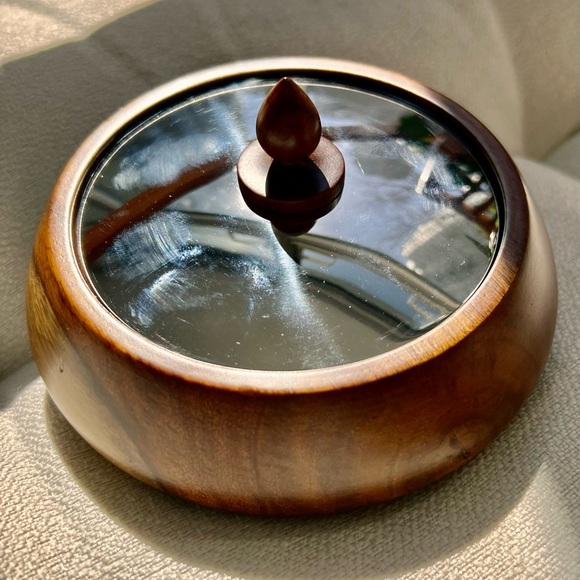 Wood and Steel Trinket Box. - Picture 2 of 5